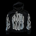Winter Embroidered 100% Cotton Heavy Weight Fleece Drop Shoulder Oversize Baggy Hoodie and Sweatpants Tracksuit for Men