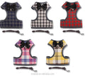 Reversible Dog Harness Vest With Soft Padded Lining Bow for Small Pet Dog