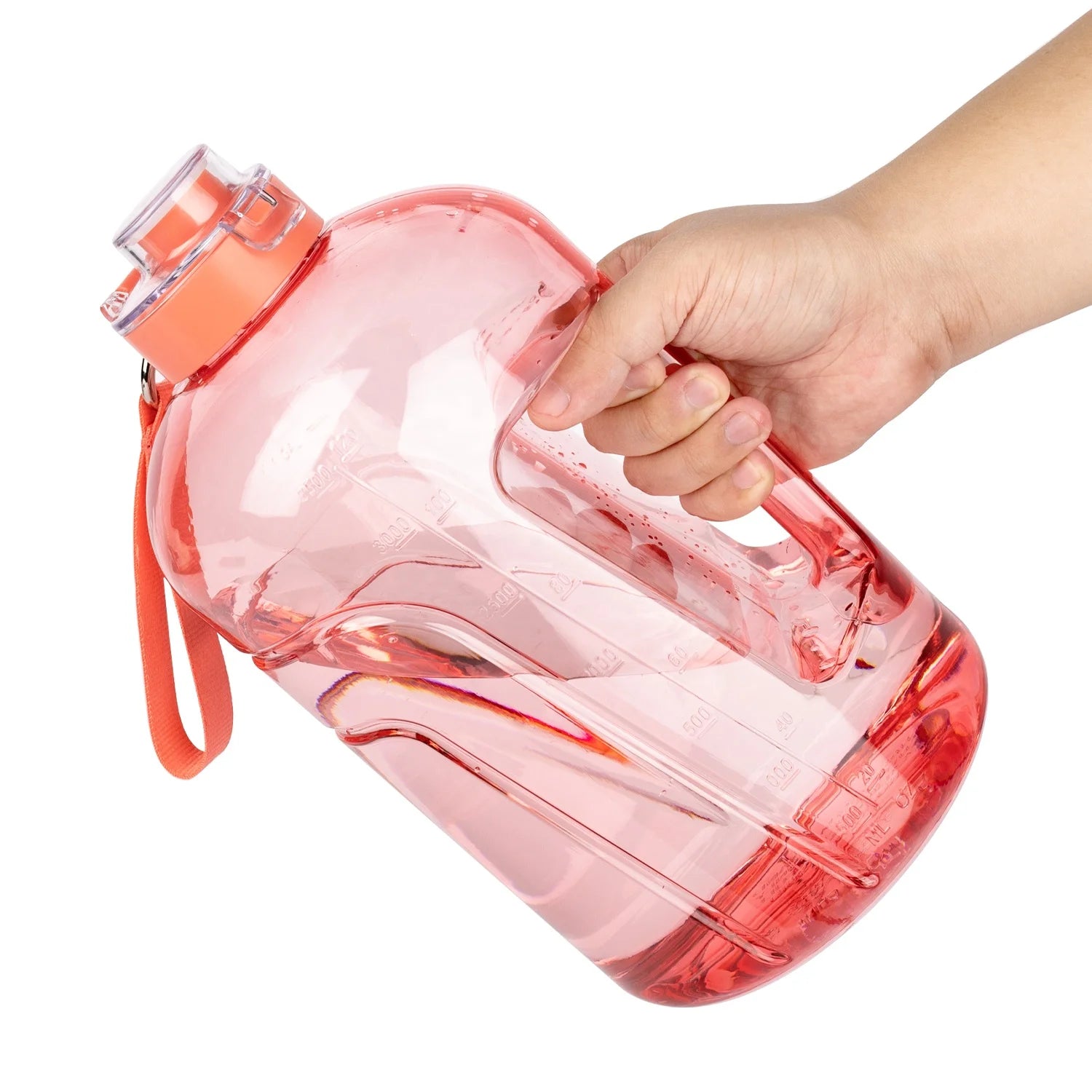 Big BPA FREE 2.5L Plastic  Sports Gym Fitness Body Building Water Bottle Training Jug