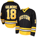 Casual Menswear Classic Black Ice Hockey Uniform Long Sleeves Loose Fit Men Hockey Suit Sublimation Printing Sports Wear