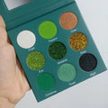 Black Purple Green Custom Christmas Eyeshadow Palette 9 Color DIY Eyeshadow Palette MegaBDM