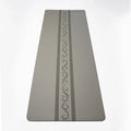 3mm 4mm 5mm Trendy Milk Tea Elephant Grey Custom Low MOQ Comfort Eco Friendly Fitness PU Polyurethane Natural Rubber Yoga Mat
