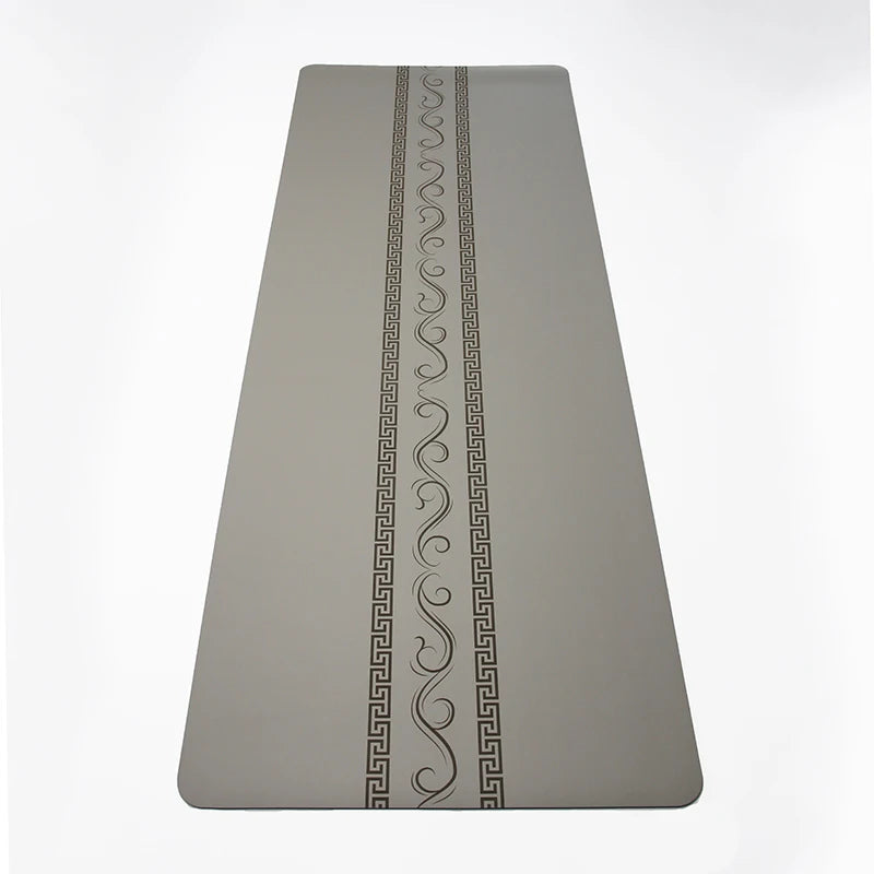 3mm 4mm 5mm Trendy Milk Tea Elephant Grey Custom Low MOQ Comfort Eco Friendly Fitness PU Polyurethane Natural Rubber Yoga Mat