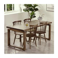 Wholesale Nordic Style Brown Color Dining Room Furniture Solid Wood Dining Table in Low Price Mesas Restaurante