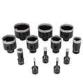 6-30mm M14 Thread Shank Hole Saw Dry Vacuum Brazed Diamond Core Drill Bits