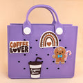 Personalized Popular 2025 Wholesale DIY Designer Cute 3D PVC Christmas Tree Theme Bag Charms Custom Large Charms for Beach Bag