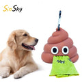 Free Sample Pet Go Out Portable Garbage Storage Box Poop Bag Dispenser Poo Design Silicone Dog Waste Bag Holder Poop Bag Carrier