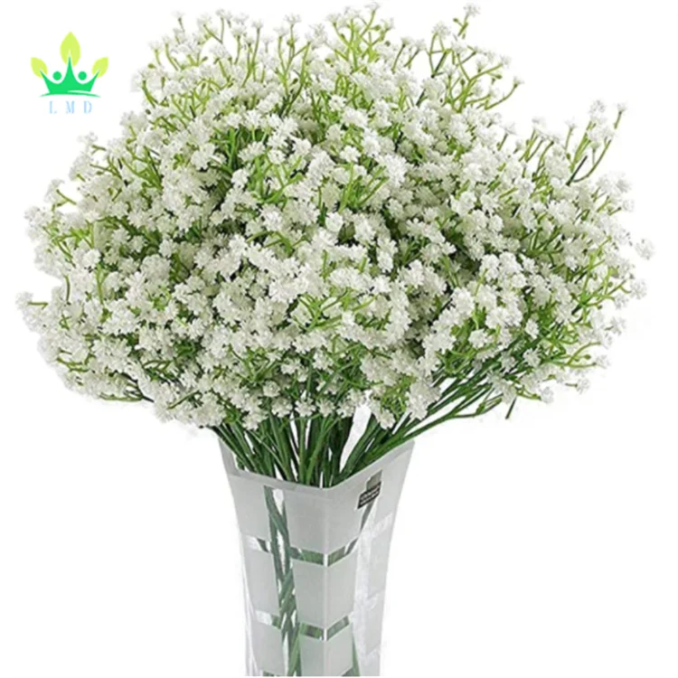 Elegant White Artificial Babies Breath Flowers for Wedding & Home Decoration Elegant Artificial Plants Bouquets