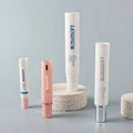 Soft Plastic Tube for Skin Care Cream and Lotion Squeeze pink Cosmetic Packaging Container with Screw Cap