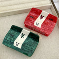 Creative Personality Hair Claw New Acetic Acid Grab Clip Simple Double Patchwork Shark Back Head Banknote Stylish Hair