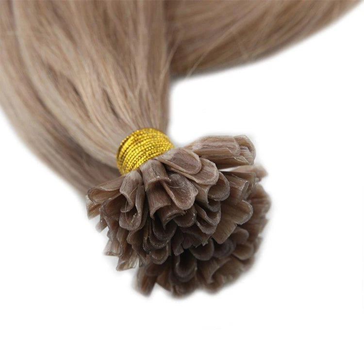 Factory Direct Supply Keratin Prebonded Virgin Remy Brazilian U Tip Hair Extensions Human Hair