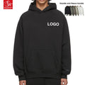 SK 380G Men's Luxury Oversized Pulpit Hoodie Heavyweight French Terry Unisex Winter Streetwear Custom Logo and Hip Hop Print