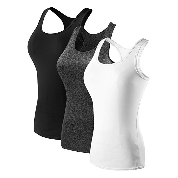 Wholesale Women Sexy Gym Solid Quick Dry Bodyfit Sleeveless Running Custom Fitness Yoga Women's Sport tank Tops Blank Vest