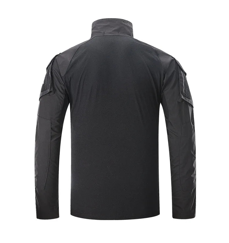 Lightweight Men's Outdoor G3 Frog Formal Eco-Friendly Breathable Quick Dry Long Sleeve High Collar Woven Polyester/Cotton Shirt