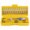20Pcs Drill Bit Set HSS High Speed Steel Screwdriver Bits Flip Drive with Countersink Bits Allen Wrench Half Time Drill