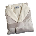 Wholesale Coral Fleece Bathrobe Winter Double-layer Unisex Comfortable Robe Comfortable Robe Bath Robe