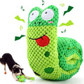 Hotsale Interactive Snuffle Pet Plush Toys Foldable Snail Treat Puzzle Squeaky Dog Toy for Foraging Instinct Training