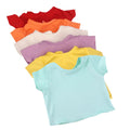 Hot 18-inch American Girl Doll Short Sleeve Set 43cm Shaff Doll T-shirt 30cm Bear Toy Clothes Small Clothing Doll Accessories