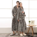 Manufacture Direct Sale High Quality Couples Family Bath Robe Plush Soft Bathrobe for Men Women Microfiber Thicken Sleepwear
