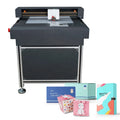 Factory Supply Cut Crease by One Step Double Heads Flatbed Cutter Machine