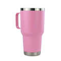 Double Wall Travel Car Custom 30oz Beer Mug Tumbler Cups Stainless Steel Coffee Mug Insulated Flask with Handle