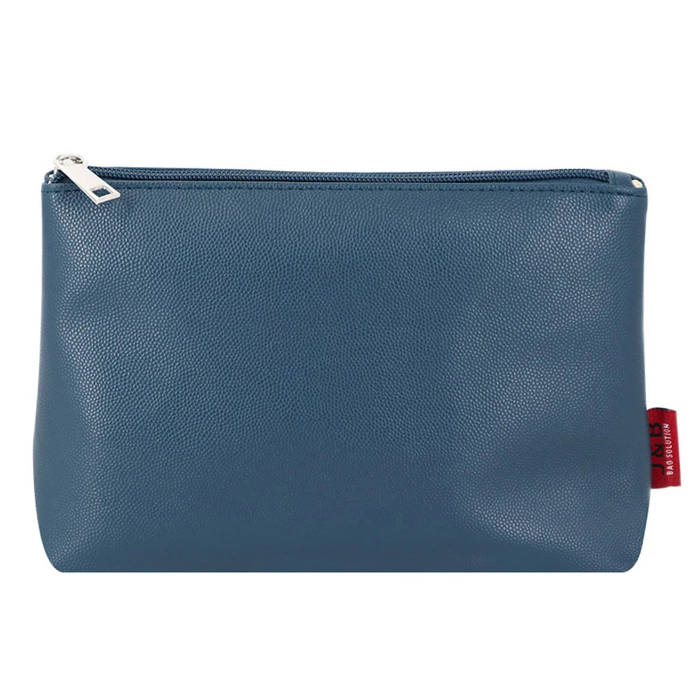 Customizable Faux Leather Zipper Pouch With Logo Eco Friendly Makeup Bag Fashion PU Cosmetic Bag Gift Pouch for Girls