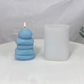 Early Riser Pebble Stone Pile Candle Mold Pebble Stone Silicone Mold Garden Ornaments Scented Candle Home Decor Resin Crafts