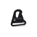 25mm Matte Black Metal Spring Snap Hook Clip Clasp Carabiner