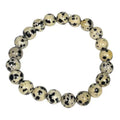 Natural Stone Healing Crystal 8mm 7A Dalmation Jasper Round Beads Bracelet Charm Beads Strand for Jewelry Making
