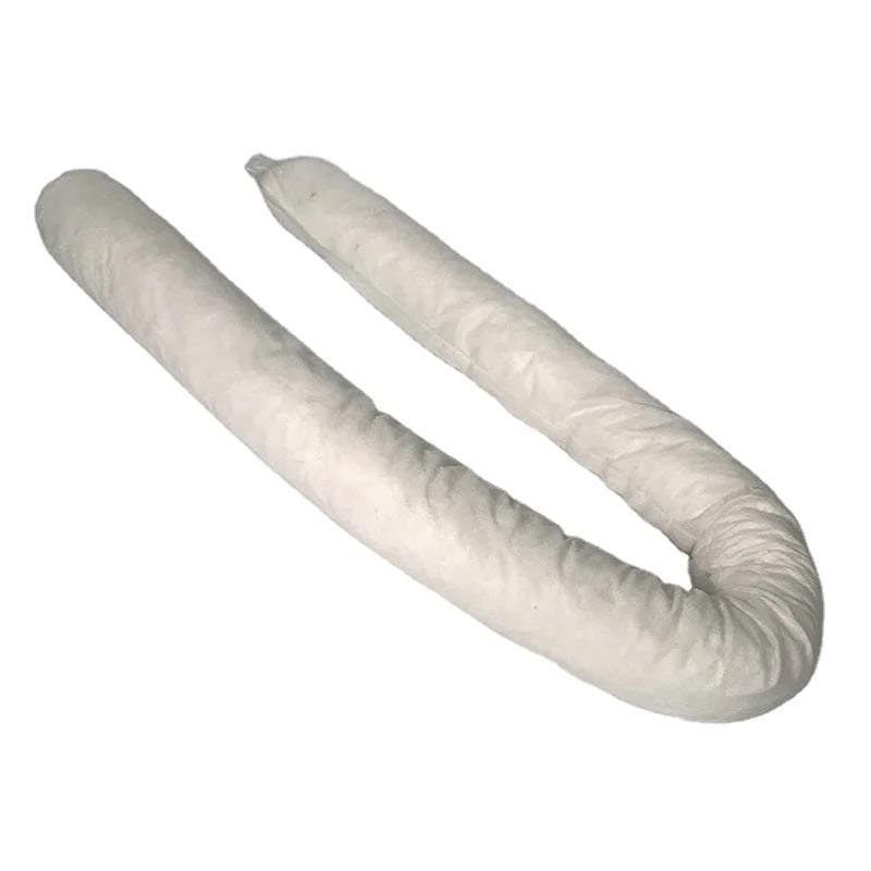 Hotsale Free Sample White 100pp Meltblown Oil Absorb Sock Foam Environmental Product for Boom Oilspillpro OOA-B7612