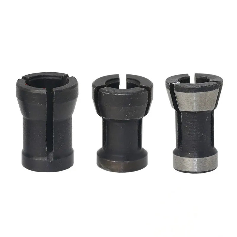 3Pcs High Precision Collet Chuck Set 6mm 6.35mm 8mm for Engraving Trimming Machine Electric Router