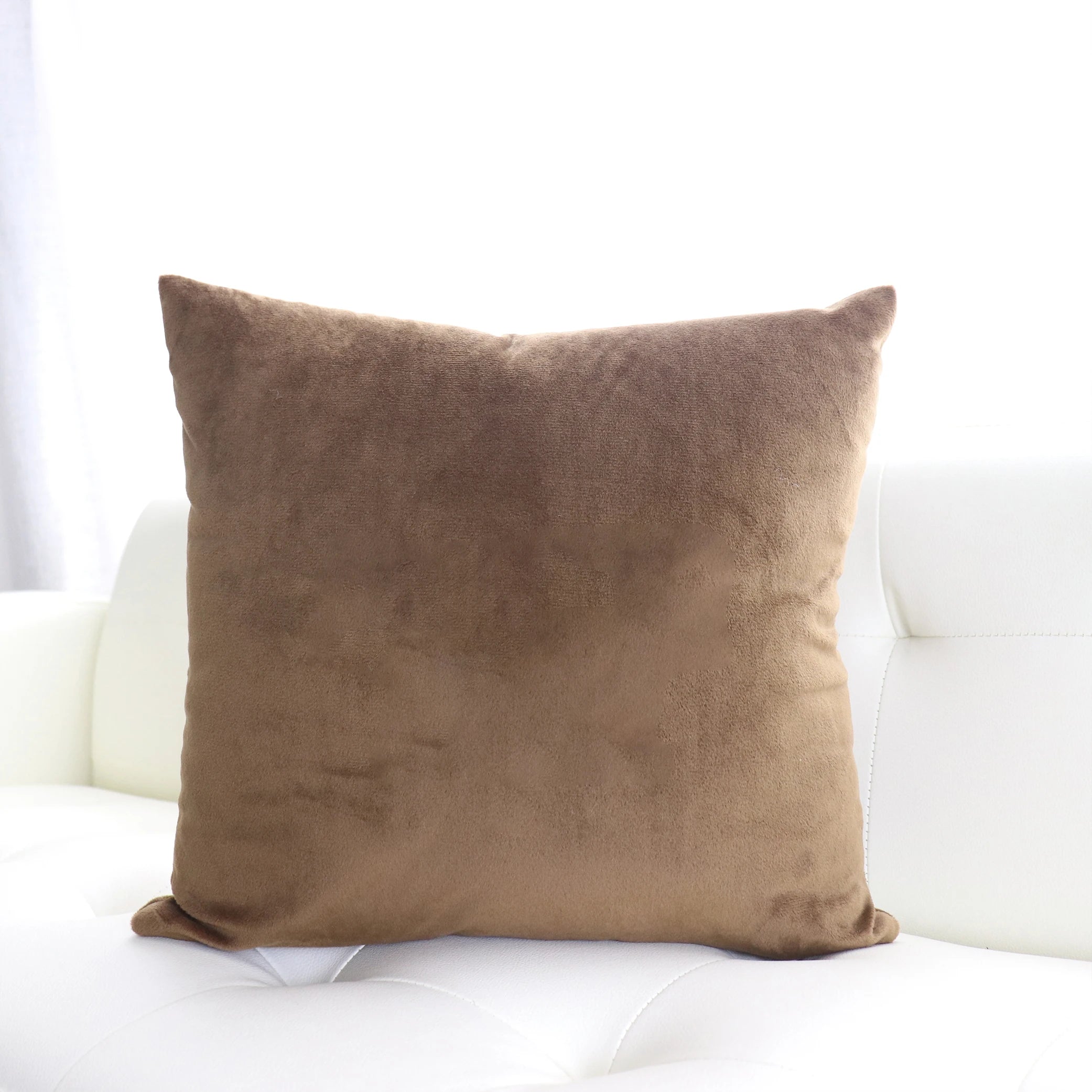 Solid Color Velvet Cushion Cover Candy Color Throw Pillow for Sofa Car Home Decorative  Pillow Cover Decoration