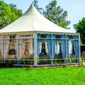 Wholesale 40X60M Custom Printed  Multicam White Wedding Party Polygon Tents for Sale