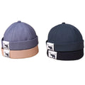 MIO Unisex Hip-hop Beanie New Style Fashion Brimless Caps Cotton Rolled Cuff with Printed Pattern Unisex Docker Hat