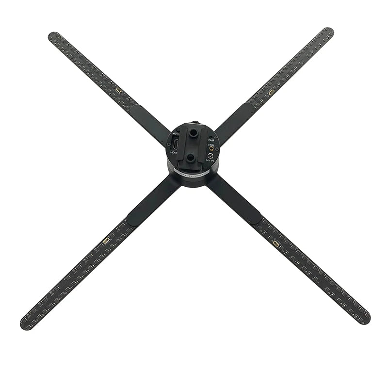 Top Quality 3D Hologram Led Fan Advertising Equipment 3D Holographic Led Display Support Live-streaming Display