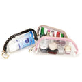 Custom Transparent PVC TPU Waterproof Travel Shampoo Cosmetic Bag Brush Skin Care Bath Lotion Shower Gel Jelly Pouch OEM
