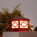 Manufacturer Low Price Pack Solar Post Cap Lights Waterproof Solar Pillar Lamp for Garden Yard
