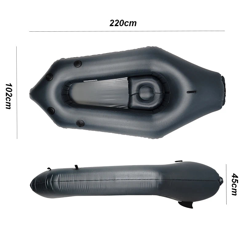 Fast Dispatch in 72 Hours Ultra Lightweight Packrafting Boat Roll Top Closure Ultralight TPU Packraft