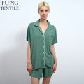 FUNG 6058 Factory Wholesale Women Jersey Pajama Set Jogger Style Sleepwear For Bridal Party Gifts