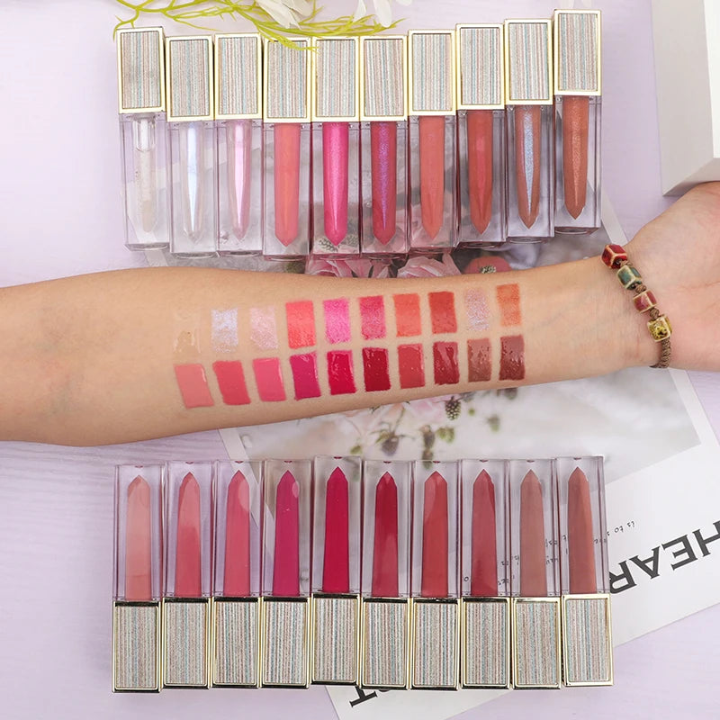L1#28r Custom Logo Moisture Lipgloss Wholesale Factory Private Label Lipgloss Clear Lip Gloss Vendor