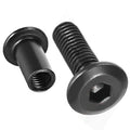 Black Chicago Screw for Leather Belt Oxidized Binding Post Chicago Screws