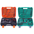 Set of 82pcs Manual Auto Repair Combination Tool Kits Box Spanner Socket Wrench Screwdriver Bits for Cars Motorcycles Bicycles