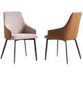2024 New Faux Luxury Hawkins Dining Room Chairs Leather Midcentury Modern Kitchen Dining Chair