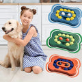 Difficulty-Level Adjustable IQ Training Dog Puzzle Toys Bone Shape Dog Enrichment Toy Puppy Treat Dispensing Interactive Dog Toy