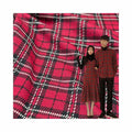 Eco-friendly 2024 Red Black Tartan Madras Plaid Check 90%Polyester 8%Rayon 2%Spandex TR Yarn Dyed Knitted Jacquard Fabric