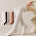 Wholesale Winter Warm Long Plush Fluffy Socks Women Cozy Over the Knee Thigh High Fuzzy Socks