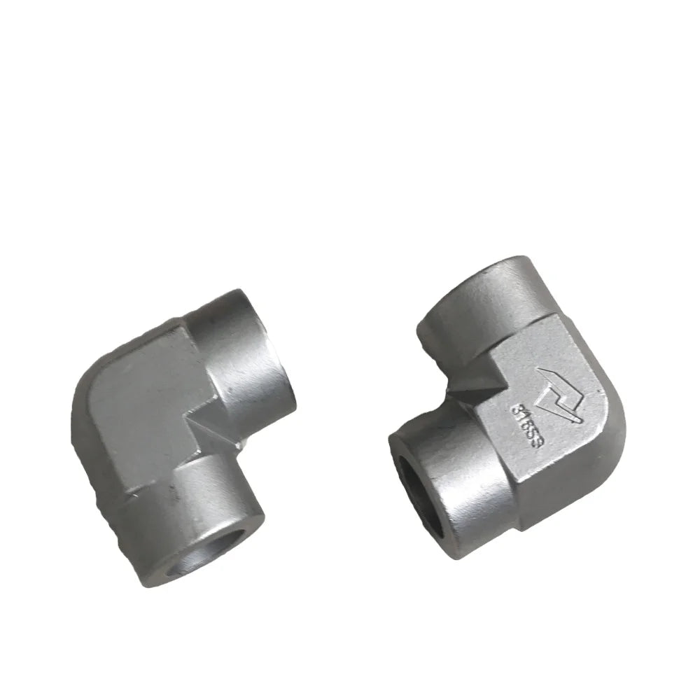 Custom Stainless Steel Casting Pipe Fittings Tees and Connectors   Cast Iron Elbows