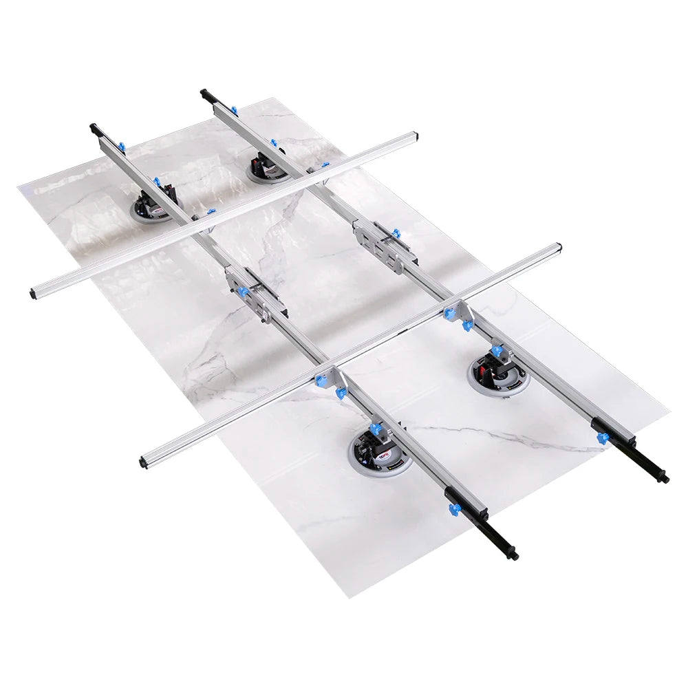 Raizi Tool-Hot Sales 190-360cm White Rubber Large Format Tile Handling System With 160cm Cross Bar Used for Large Format Tile