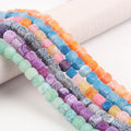 Fashion 8mm Square Natural Stone Colored Weathered Agate Beads for Diy Jewelry Bracelet Making