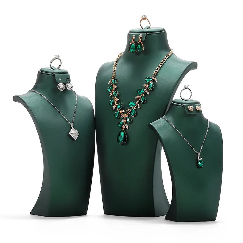 Portrait Neck Necklace Display Stand Earrings Ring Jewelry Stand Jewelry Model Creative Display Props